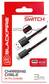 Cable Blackfire Charging Cable Para Mando Pro Controller ( Switch 2 / Oled )